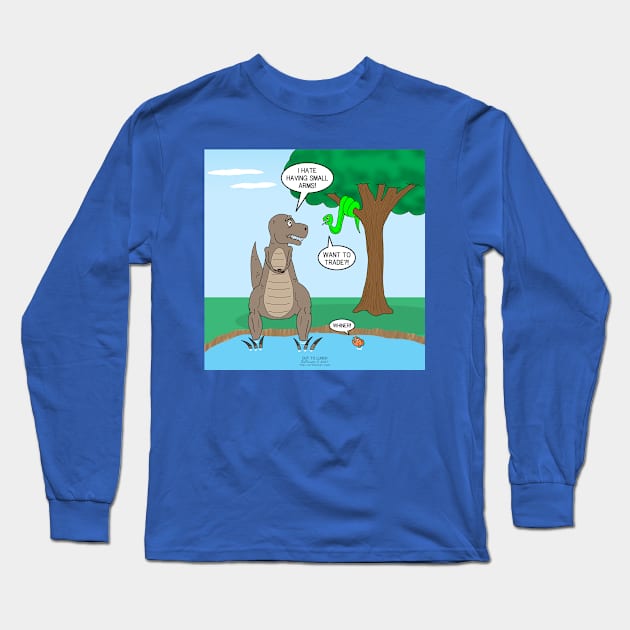 T-Rex Lament Long Sleeve T-Shirt by OutToLunch